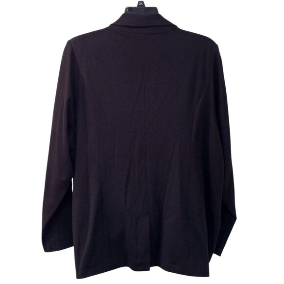 Iman Women’s Blazer, Size 2X, Black - Picture 2 of 5